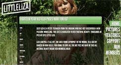 Desktop Screenshot of littleliza.com